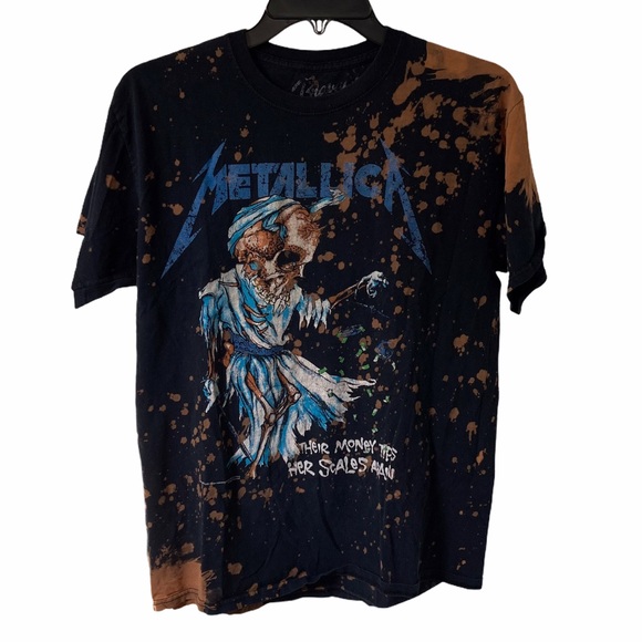 PacSun Tops - 5/$15 Pacsun Metallica bleach dye destroyed T-shirt